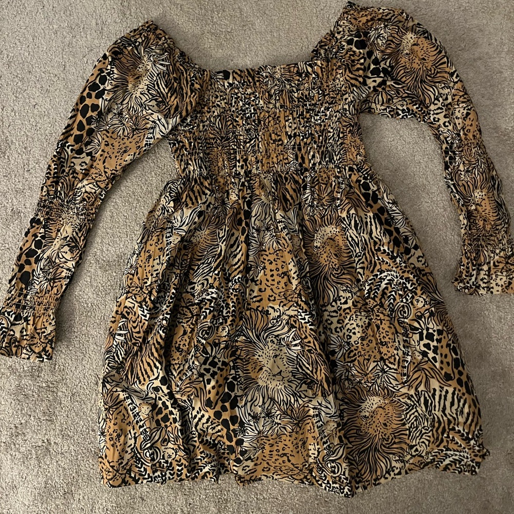 Lilly Pulitzer NWT Leopard Dress Medium (M)